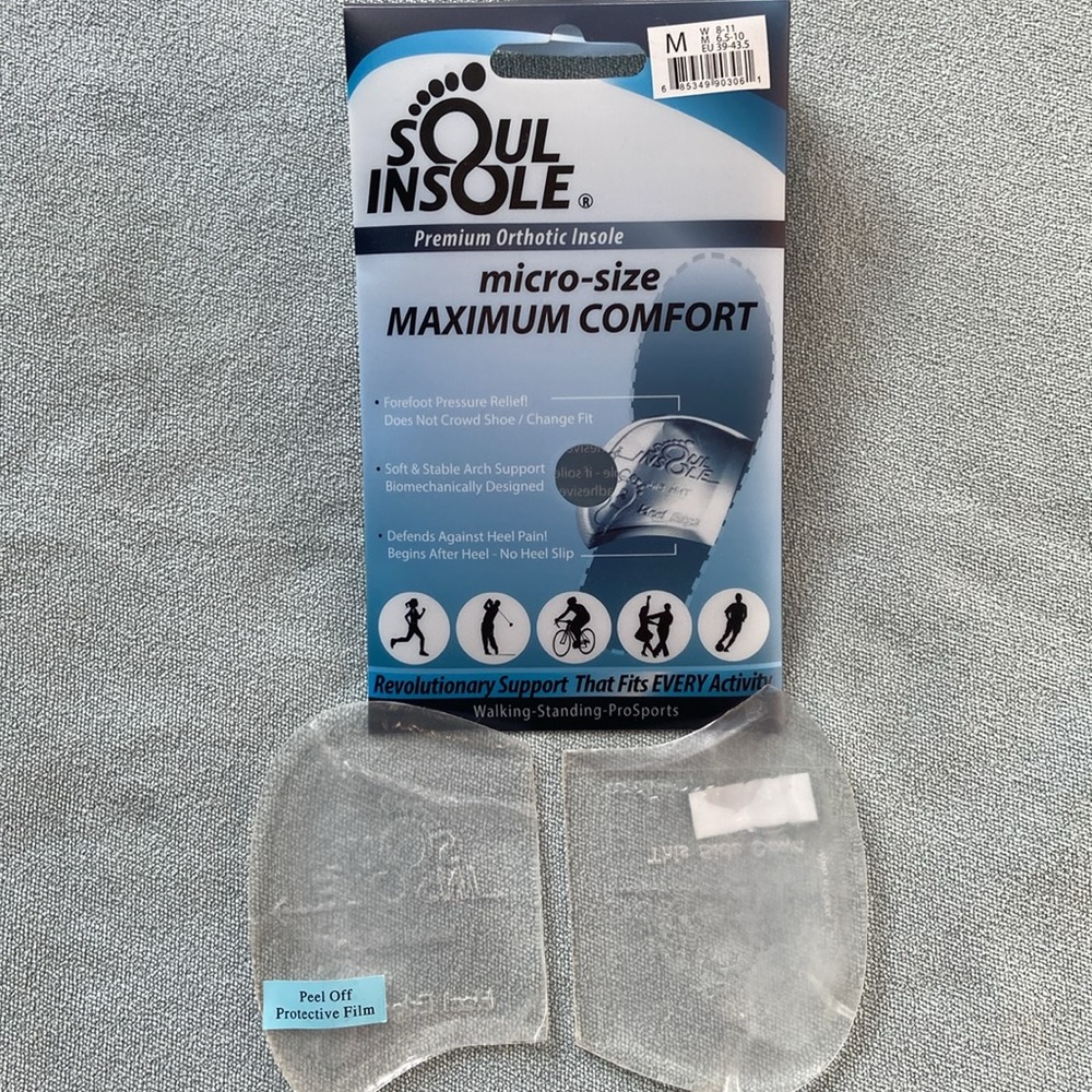Soul Insole Maximum Comfort Orthotic Insole Medium - Picture 2 of 5
